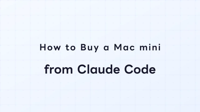 How to Buy a Mac mini from Claude Code