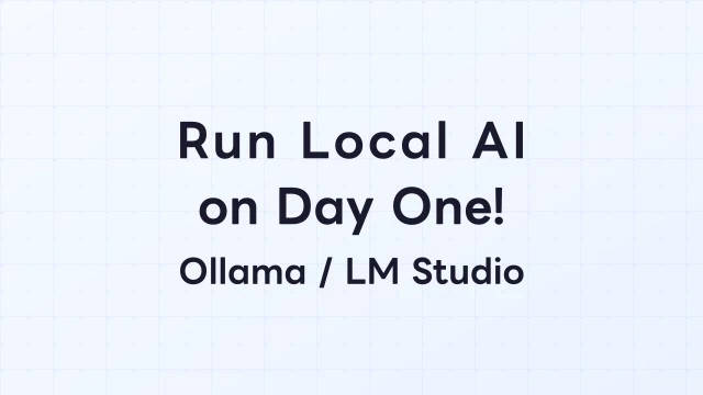 Run Local AI on Day One! Easy Ollama / LM Studio Setup Guide